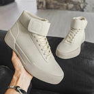 High-Top Sculpted Platform Sneakers-shoes-Grimstrike