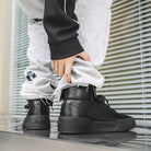 High-Top Sculpted Platform Sneakers-shoes-Grimstrike