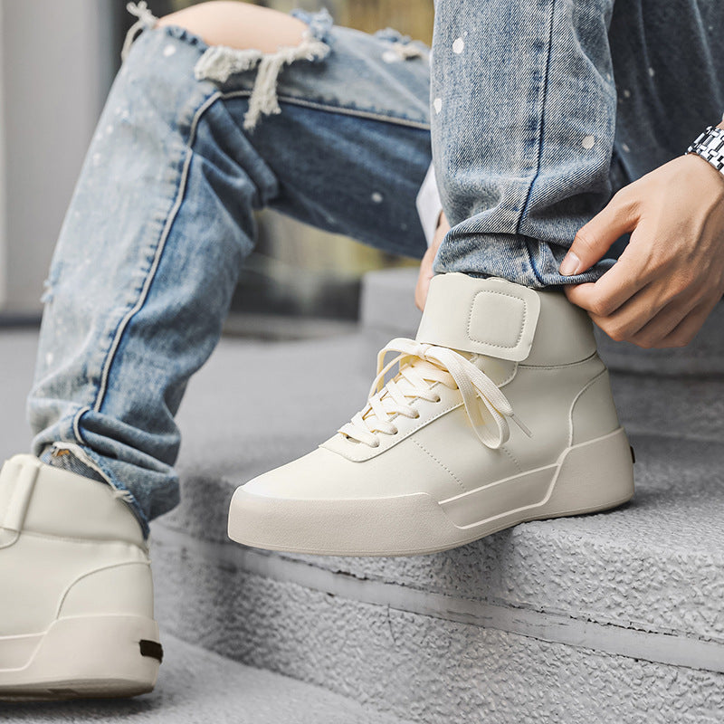 High-Top Sculpted Platform Sneakers-shoes-Grimstrike