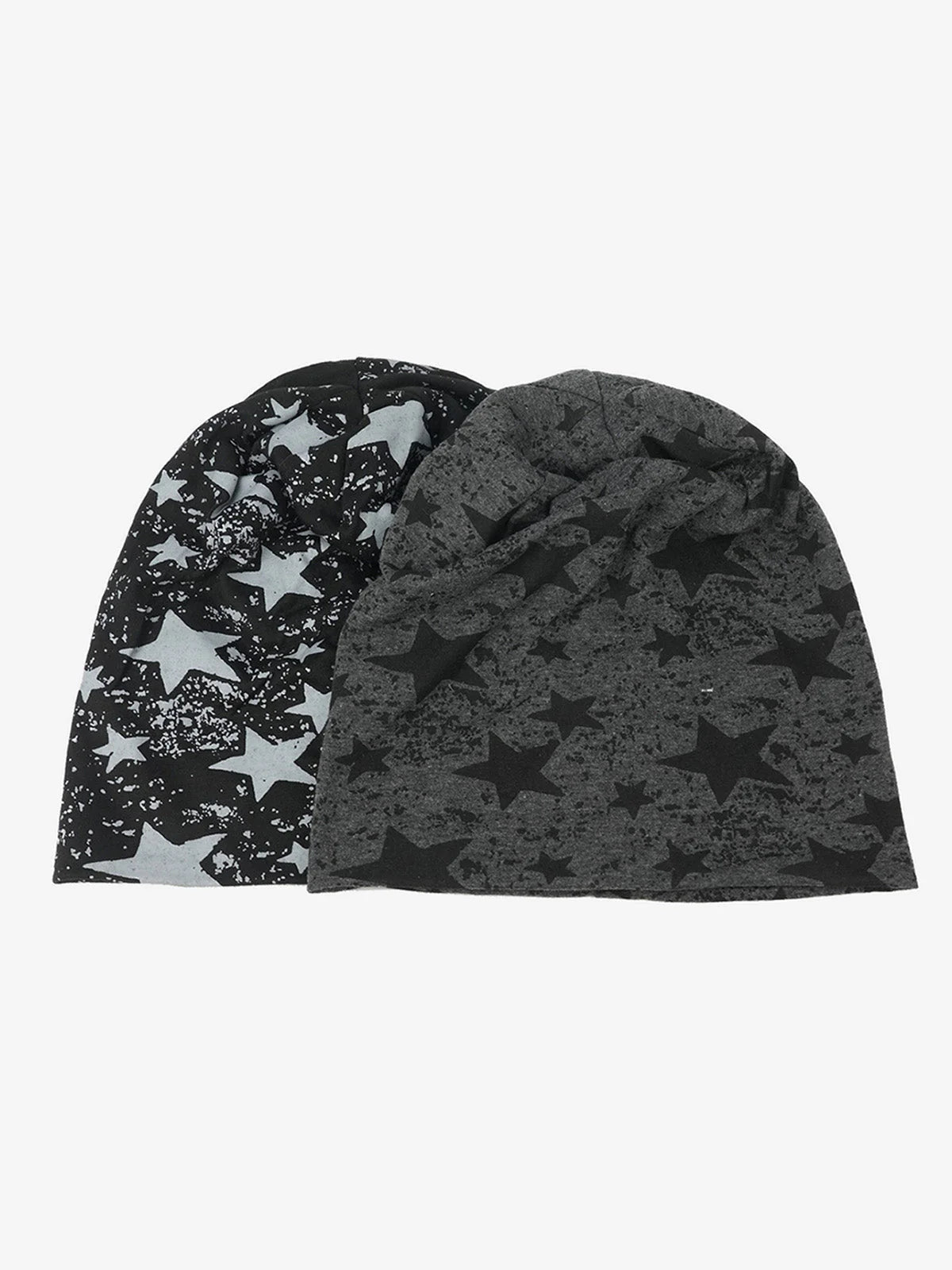 Layered Star Knit Beanie Hat-Hats-Grimstrike