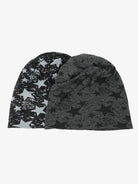 Layered Star Knit Beanie Hat-Hats-Grimstrike