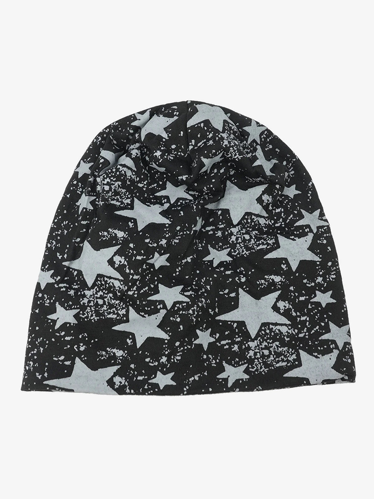 Layered Star Knit Beanie Hat-Hats-Grimstrike