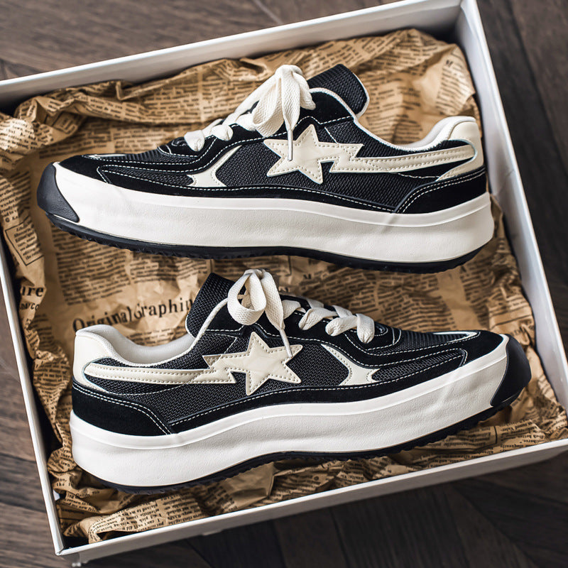 Low-Top Star Platform Shoes-shoes-Grimstrike