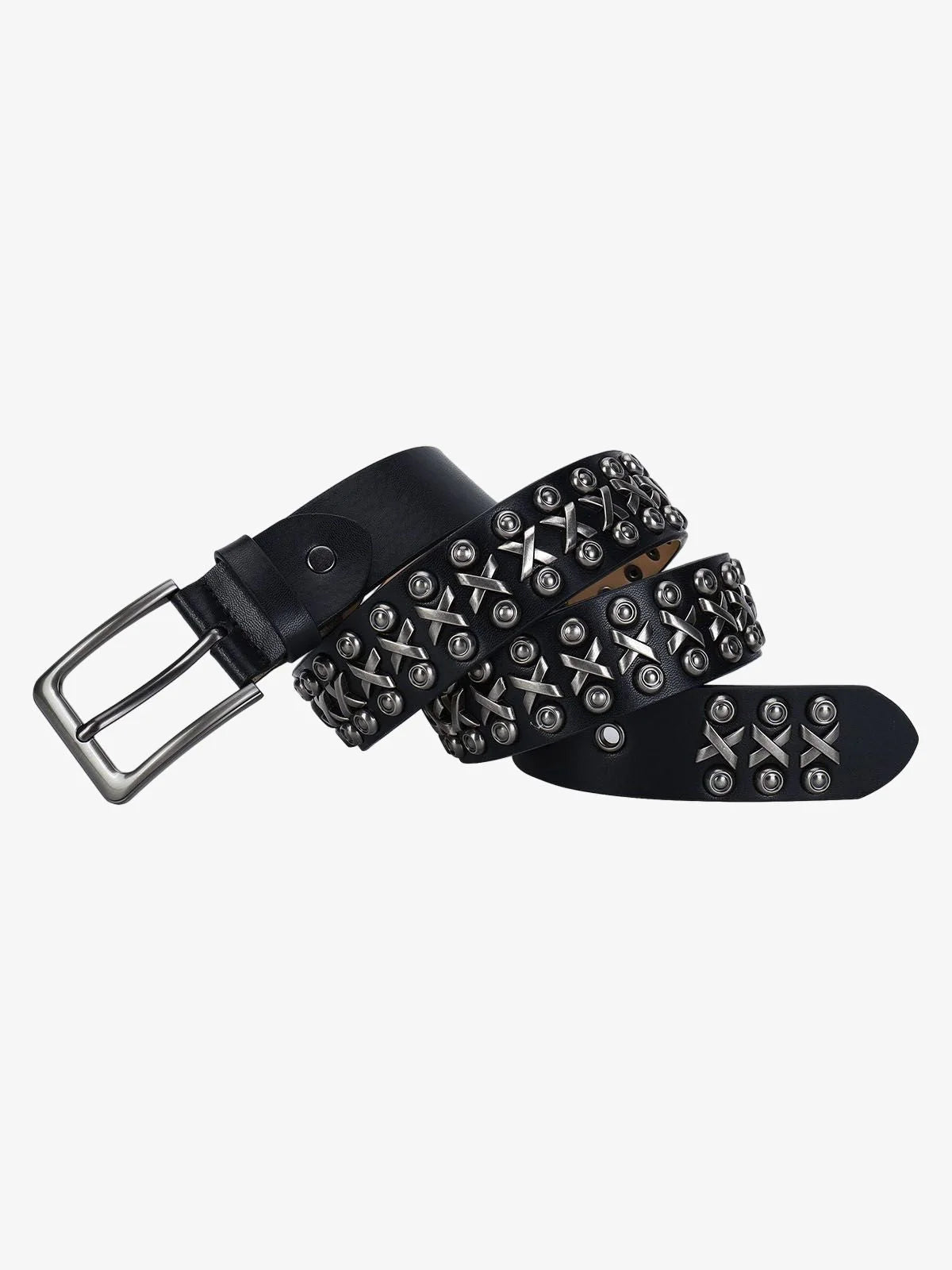 Metal Stud Punk Rivet Belt-belt-Grimstrike