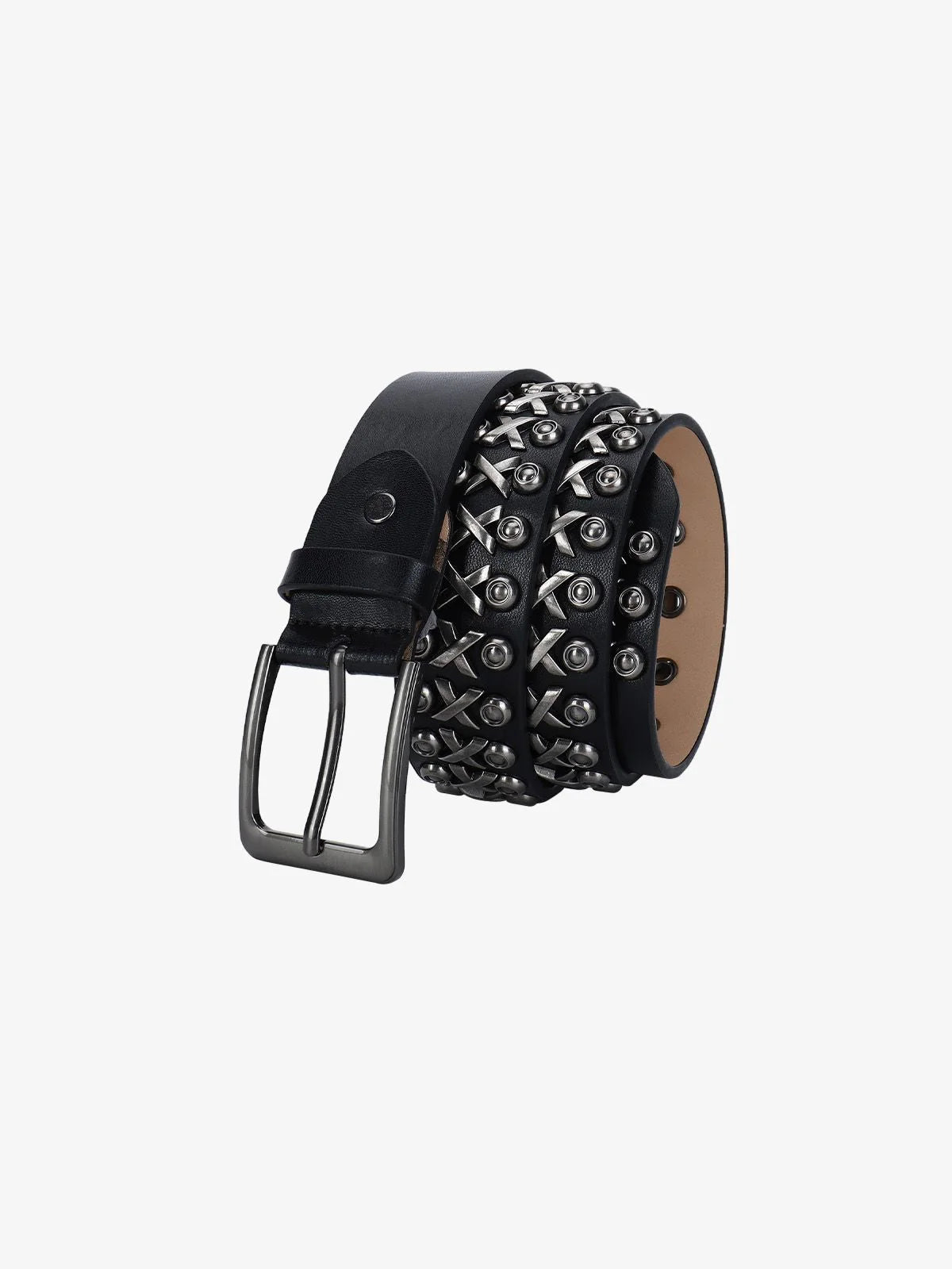 Metal Stud Punk Rivet Belt-belt-Grimstrike