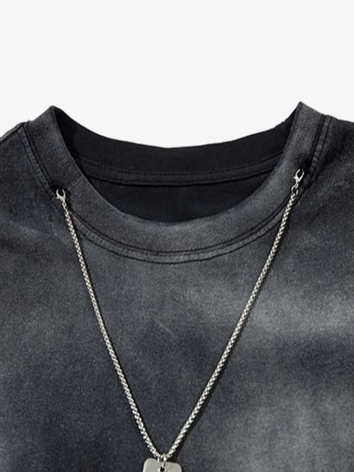 Necklace Long Sleeve T Shirt-Shirts-Grimstrike