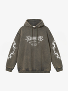 Oversized Graphic Crest Hoodie-Hoodies-Grimstrike