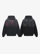 Oversized Paint Detail Hoodie-Hoodies-Grimstrike