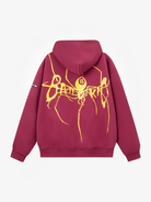 Oversized Spider Zip Hoodie-Hoodies-Grimstrike