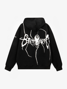 Oversized Spider Zip Hoodie-Hoodies-Grimstrike