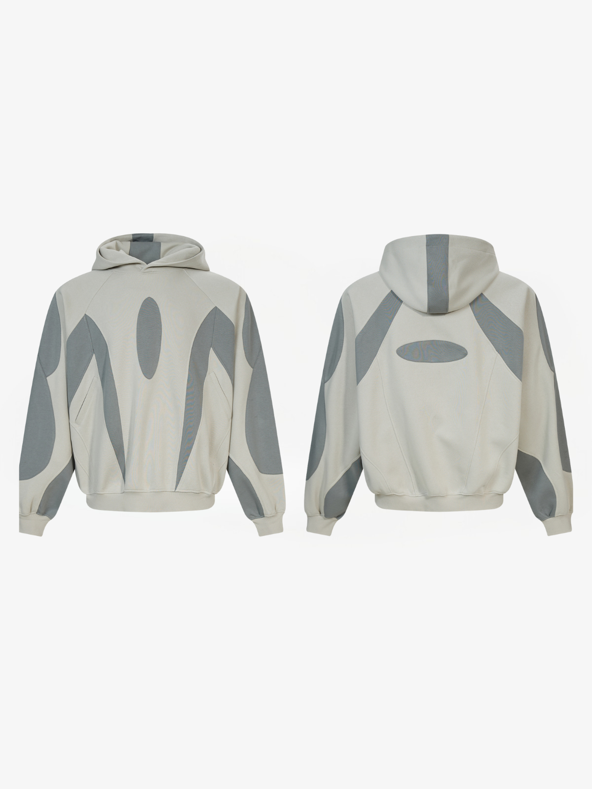 Oversized Tech Panel Hoodie-Hoodies-Grimstrike