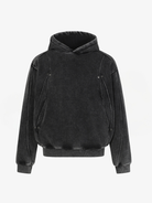 Oversized Washed Panel Hoodie-Hoodies-Grimstrike