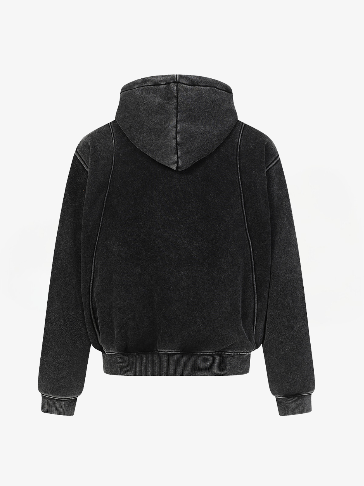 Oversized Washed Panel Hoodie-Hoodies-Grimstrike