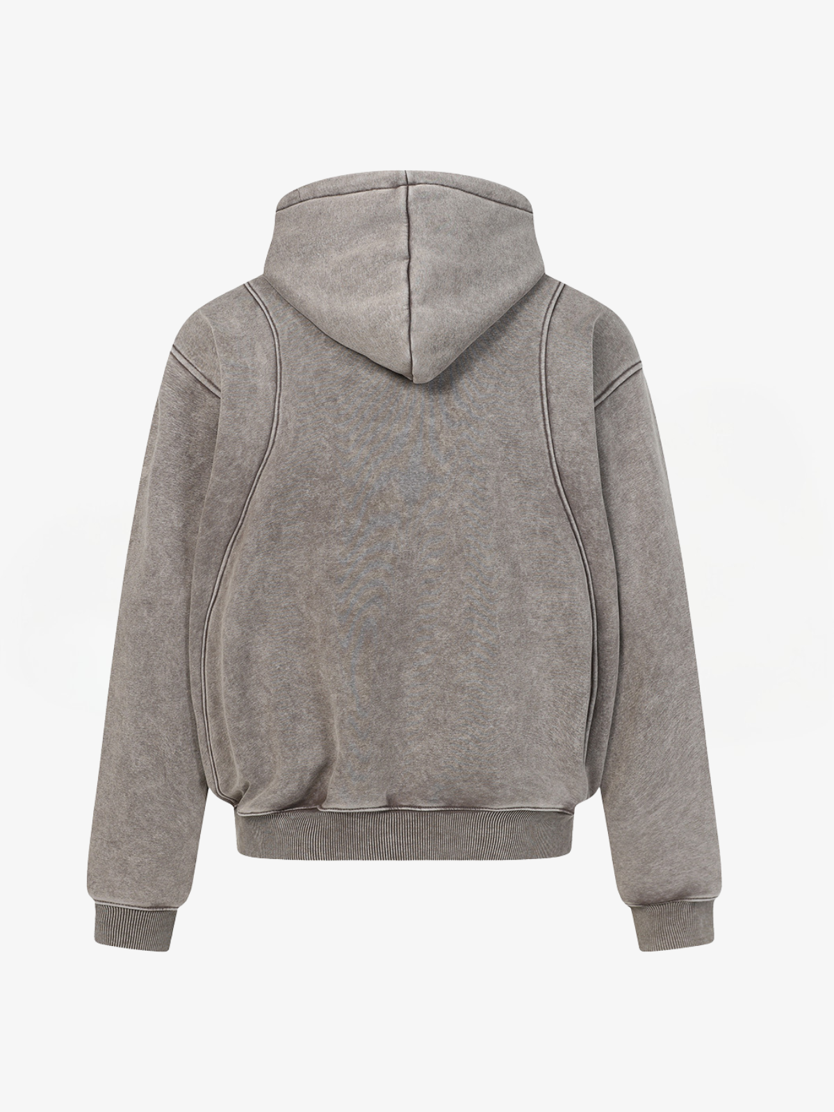 Oversized Washed Panel Hoodie-Hoodies-Grimstrike