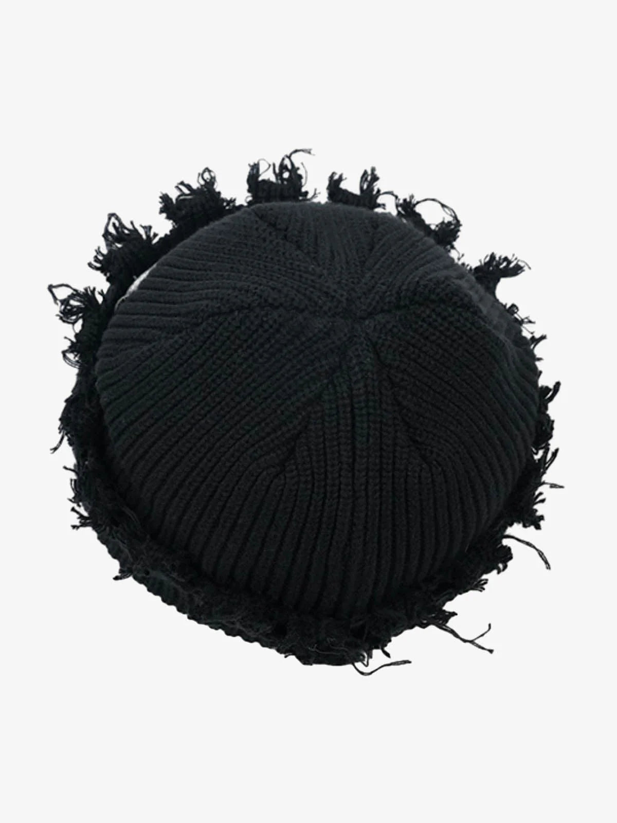 Patchwork Distressed Beanie Hat-Hats-Grimstrike