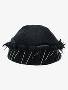 Patchwork Distressed Beanie Hat-Hats-Grimstrike