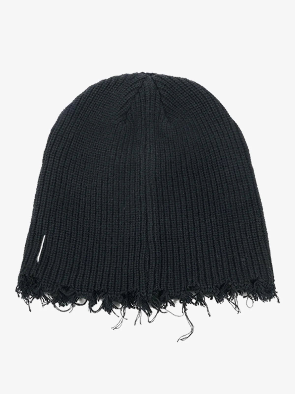 Patchwork Distressed Beanie Hat-Hats-Grimstrike