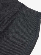 Pinstripe Pleated Wide-Leg Barrel Pants-Jeans-Grimstrike