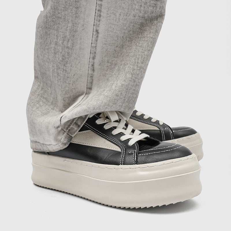 Platform Lace-Up Shoes-shoes-Grimstrike