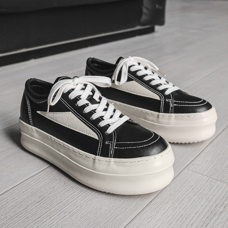 Platform Lace-Up Shoes-shoes-Grimstrike