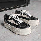 Platform Lace-Up Shoes-shoes-Grimstrike