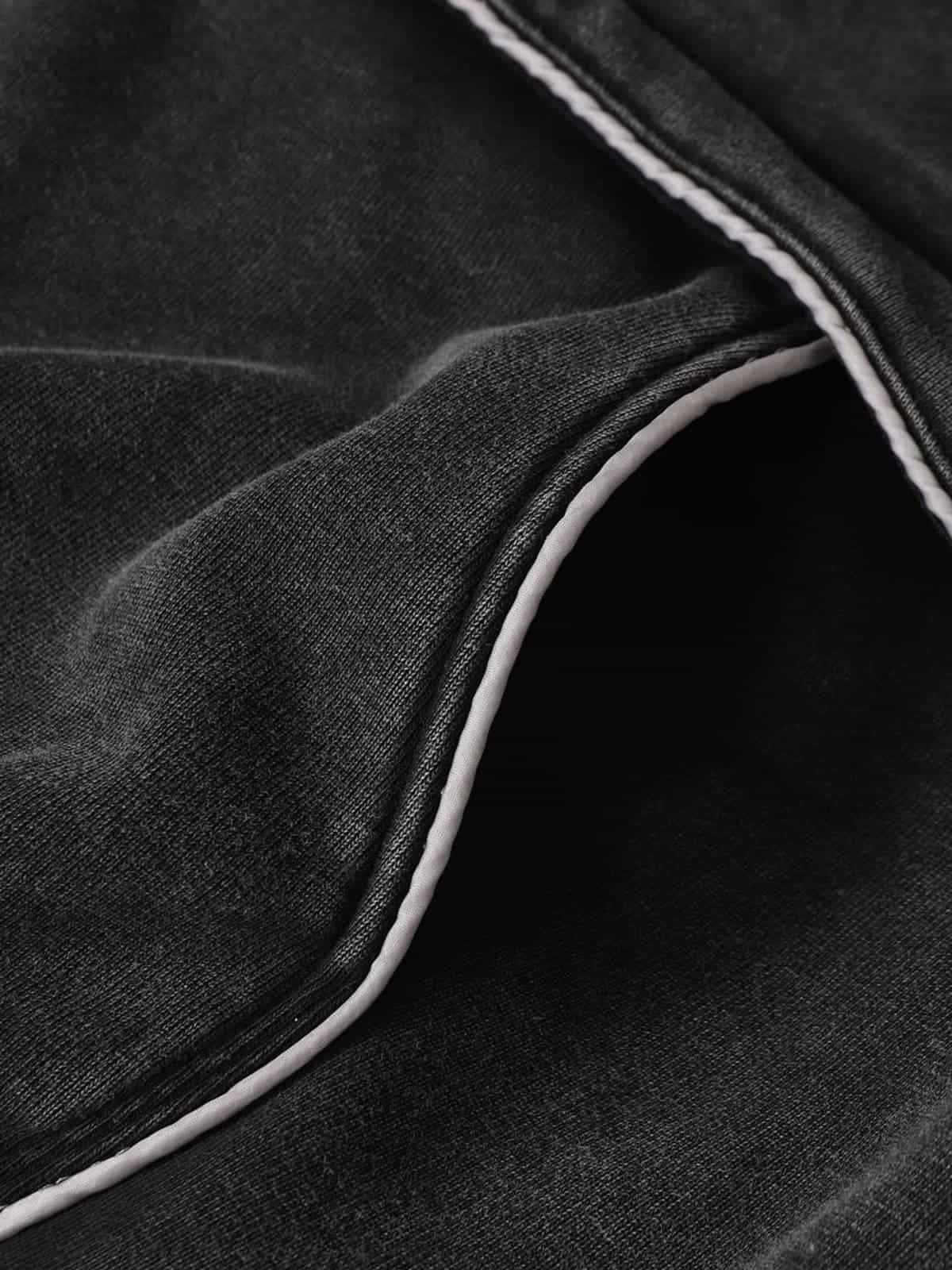 Retro Washed Patchwork Hoodie-Hoodies-Grimstrike