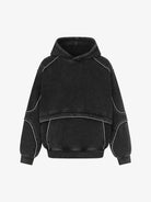 Retro Washed Patchwork Hoodie-Hoodies-Grimstrike