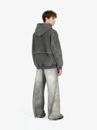 Retro Washed Patchwork Hoodie-Hoodies-Grimstrike