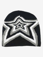 Star Pattern Knit Beanie Hat-Hats-Grimstrike