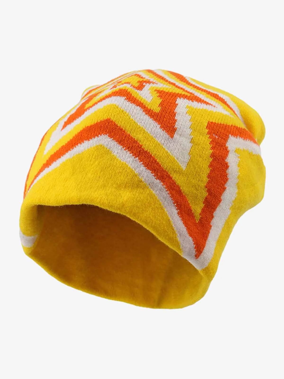 Star Pattern Knit Beanie Hat-Hats-Grimstrike