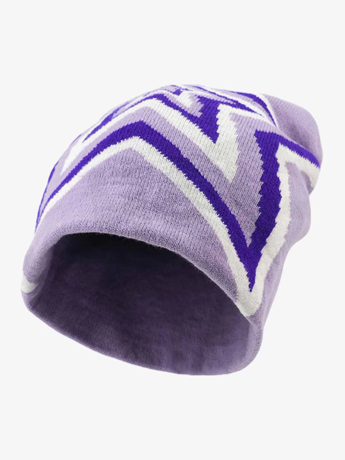 Star Pattern Knit Beanie Hat-Hats-Grimstrike