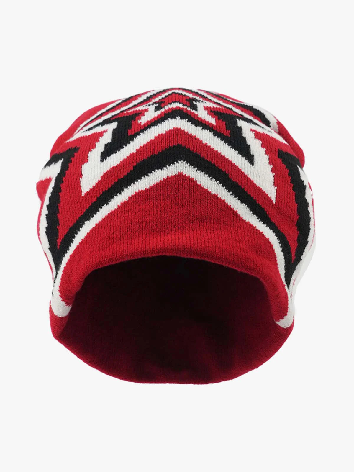 Star Pattern Knit Beanie Hat-Hats-Grimstrike