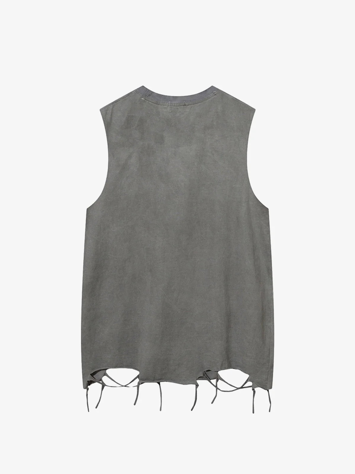 Star Print Vintage Sleeveless Tank Top-tanktop-Grimstrike