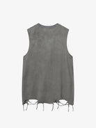 Star Print Vintage Sleeveless Tank Top-tanktop-Grimstrike