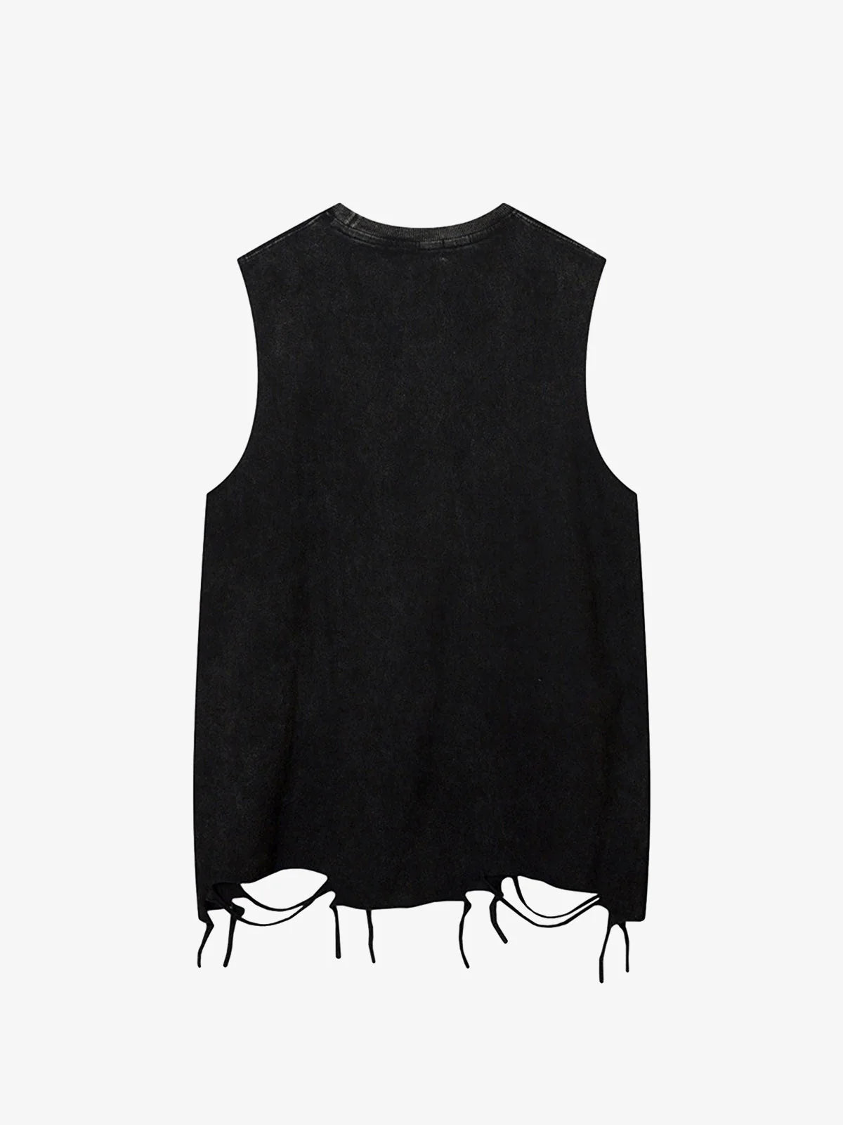 Star Print Vintage Sleeveless Tank Top-tanktop-Grimstrike