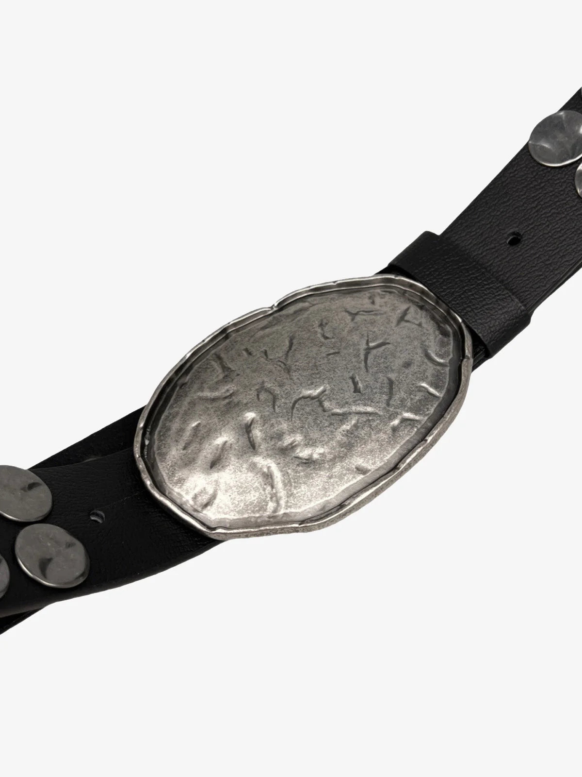 Studded Metal Buckle Belt-belt-Grimstrike