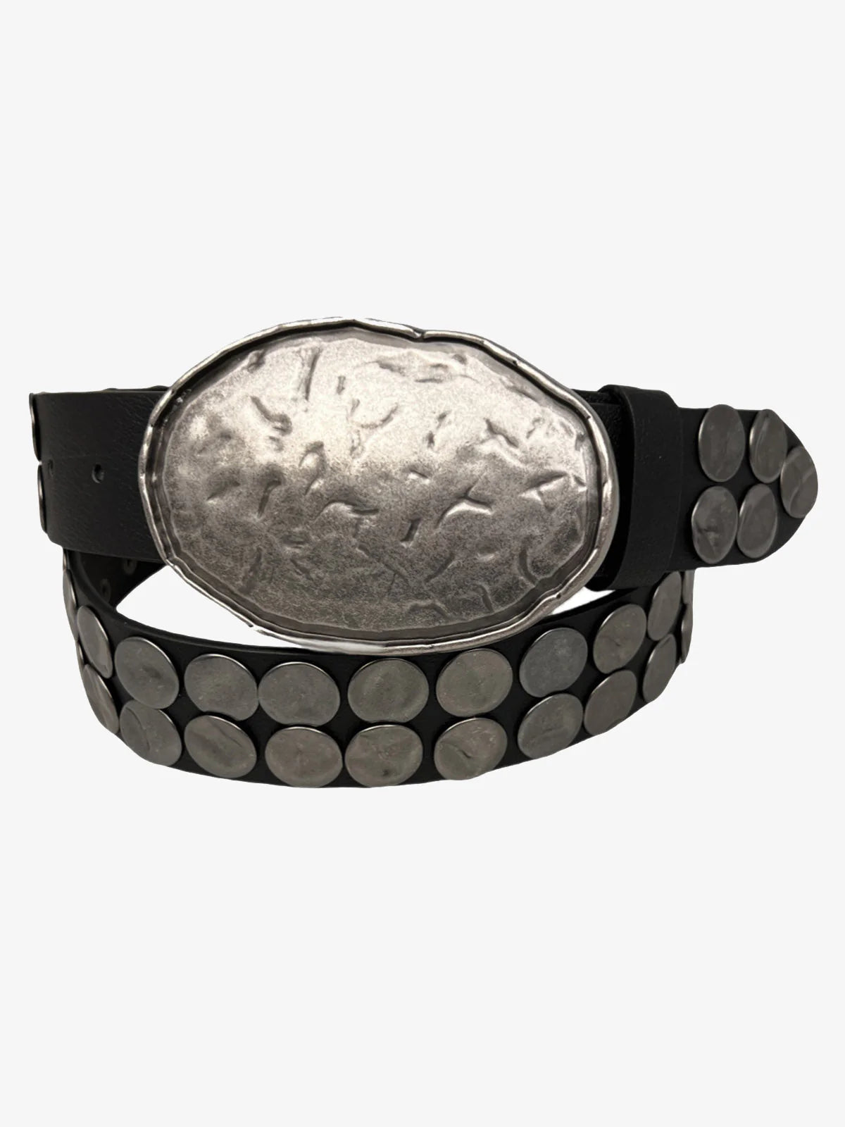 Studded Metal Buckle Belt-belt-Grimstrike