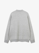 Textured Fuzzy Letter Knit Sweater-sweater-Grimstrike