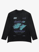 Vintage Washed Graphic Long Sleeve T Shirt-Shirts-Grimstrike