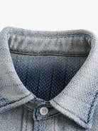 Washed Denim Short Sleeve Shirt-Shirts-Grimstrike