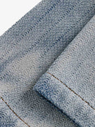 Washed Denim Short Sleeve Shirt-Shirts-Grimstrike