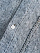 Washed Denim Short Sleeve Shirt-Shirts-Grimstrike