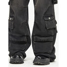 Wide-Leg Cargo Pants-Jeans-Grimstrike