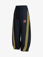 Wide-Leg Side Stripe Sweatpants-pants-Grimstrike